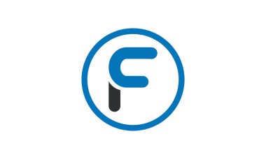 İlk harf cf ya da fc logo vektör tasarım şablonu. cf ve fc harf logo tasarımı.