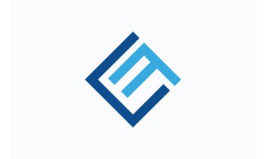 İlk harf cf ya da fc logo vektör tasarım şablonu. cf ve fc harf logo tasarımı.