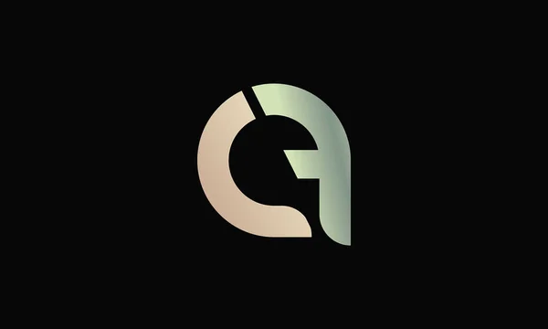 Initial Letter Logo Vector Design Template Letter Logo Design — Stock Vector