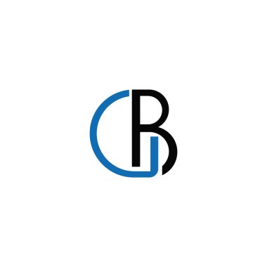 Başlangıç harfi gb veya bg logo tasarım şablonu