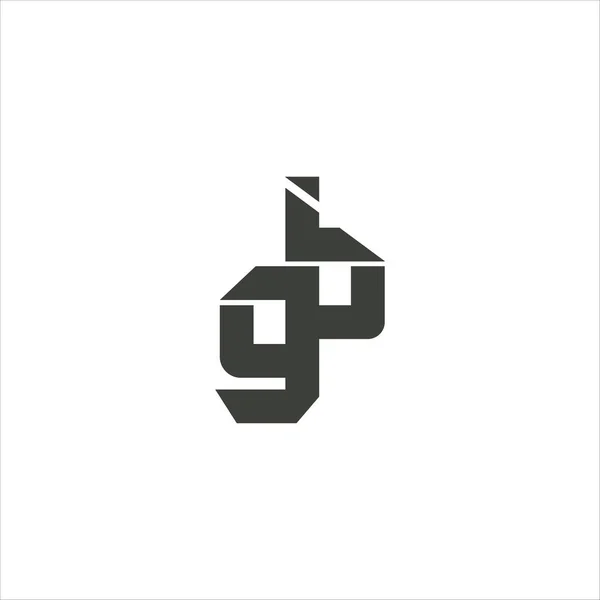 初期文字gbまたはbgロゴデザインテンプレート — ストックベクタ
