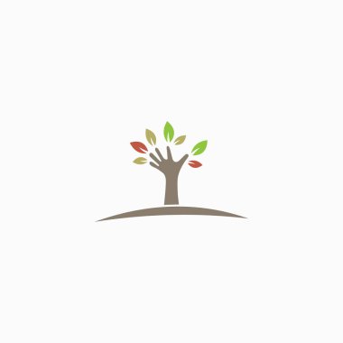 Charity Hand Logo Tasarım Şablonu