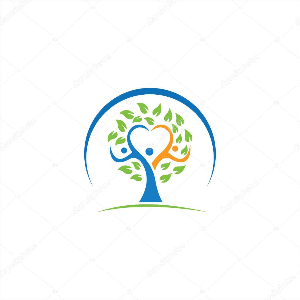 Charity Hand Logo Vector Design template