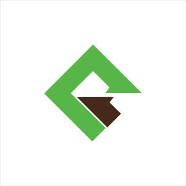  Başlangıç harfi gc veya cg logo vektör tasarım şablonu