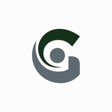  Başlangıç harfi gc veya cg logo vektör tasarım şablonu