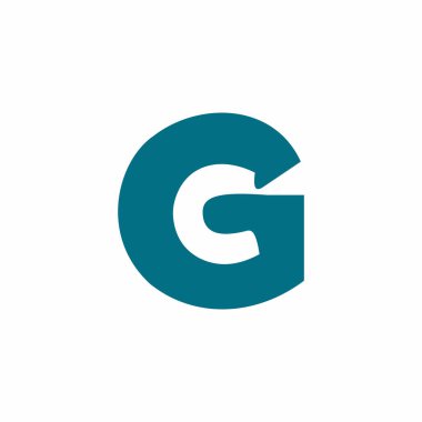  Başlangıç harfi gc veya cg logo vektör tasarım şablonu