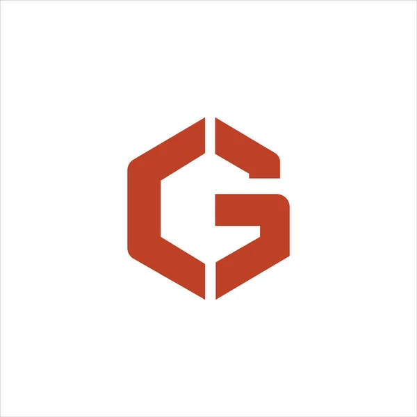 Initiële letter gc of cg logo vector ontwerp template — Stockvector