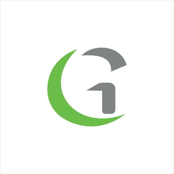 Initial letter gc or cg logo vector design template — 스톡 벡터