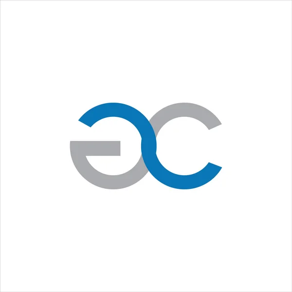 Początkowa litera gc lub wzór wektora logo cg — Wektor stockowy