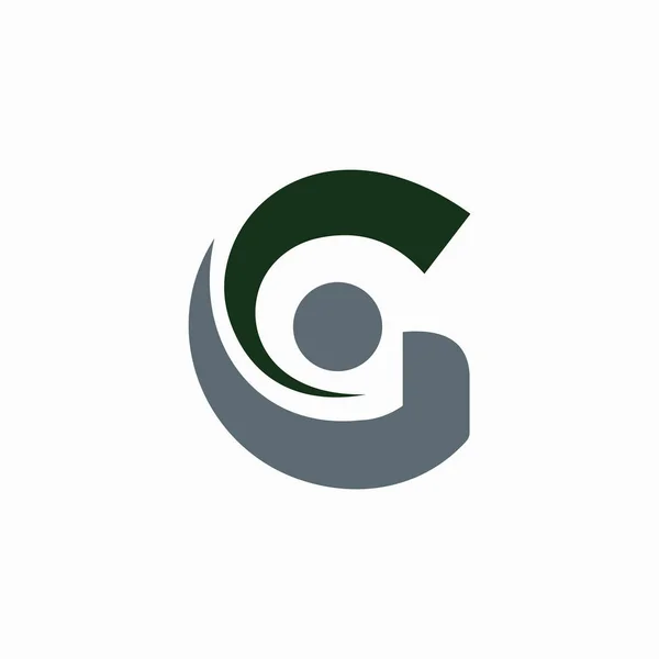 Початкова літера NS або cg логотип Векторний шаблон дизайну — стоковий вектор