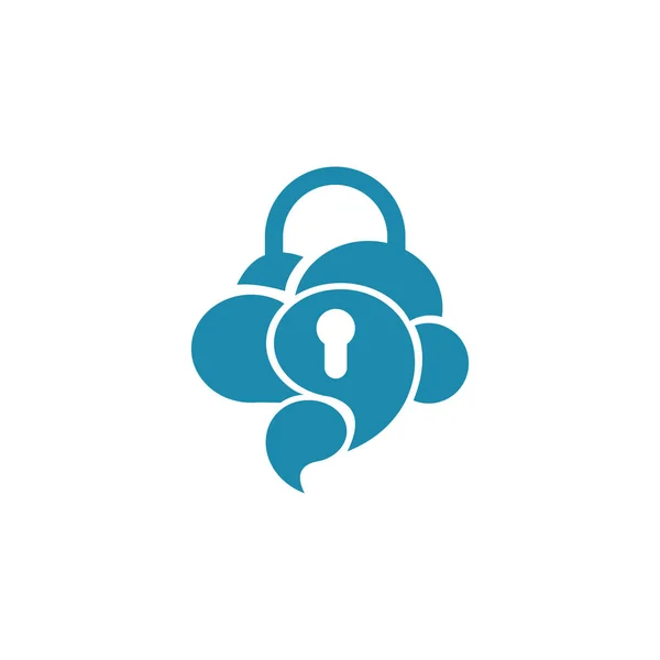 Szablon projektu Logo chmury — Wektor stockowy