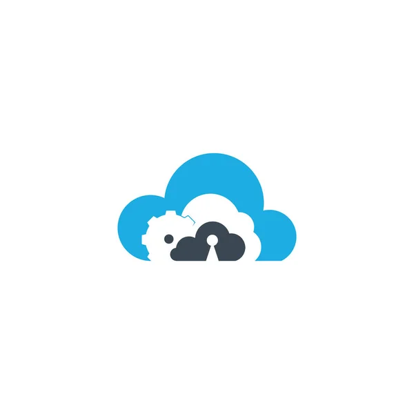 Infinity Cloud Logo Design Template Infinity Cloud Logo Perfect Logo — Stock Vector