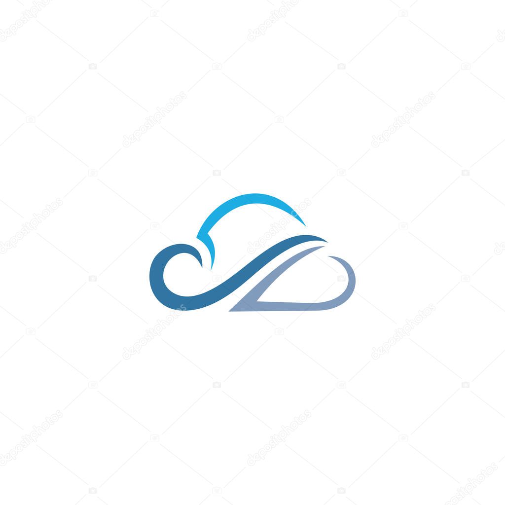 Infinity Cloud Logo Design Template.Infinity Cloud logo is a perfect logo suitable for web, data, hosting service, and many other internet technologies related.