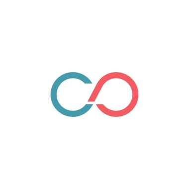 İlk harf cp veya pc logo vektör tasarım şablonu