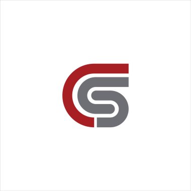 İlk harf c veya sc logo vektör tasarım şablonu