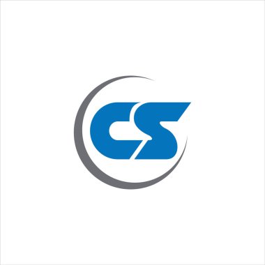 İlk harf c veya sc logo vektör tasarım şablonu