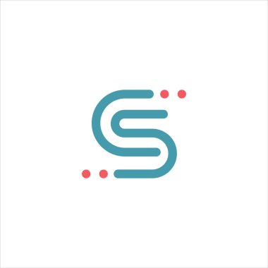 İlk harf c veya sc logo vektör tasarım şablonu