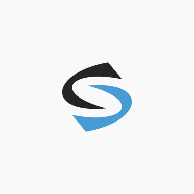 İlk harf c veya sc logo vektör tasarım şablonu