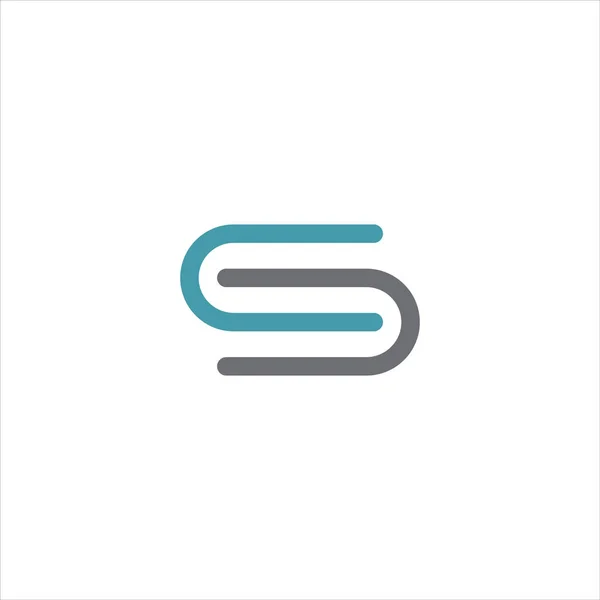 İlk harf c veya sc logo vektör tasarım şablonu
