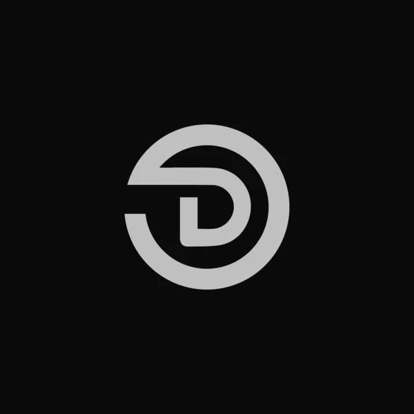 Počáteční Písmeno Logo Design Šablona Písmeno Logo Design Počáteční Abeceda — Stockový vektor