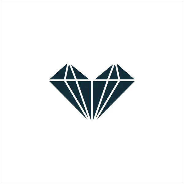 Plantilla de diseño de logotipo de diamante — Vector de stock