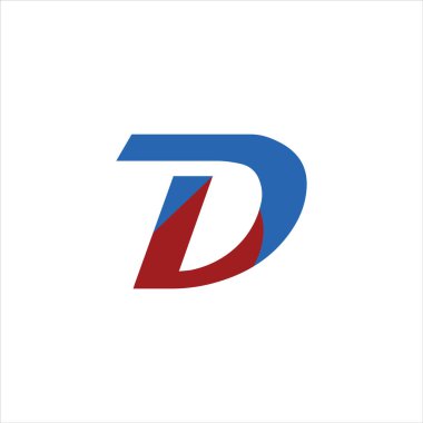 ilk harf dl veya ld logo vektör tasarımı