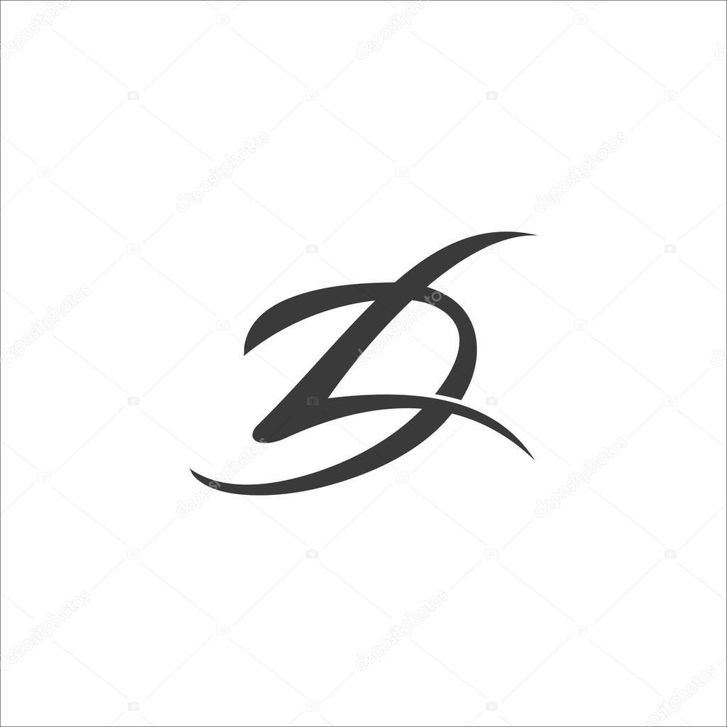 Initial letter dl or ld logo design template.dl and ld letter logo design