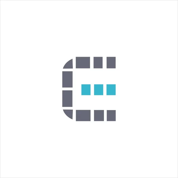 Γράμμα E πρότυπο σχεδίασης λογότυπου — Διανυσματικό Αρχείο
