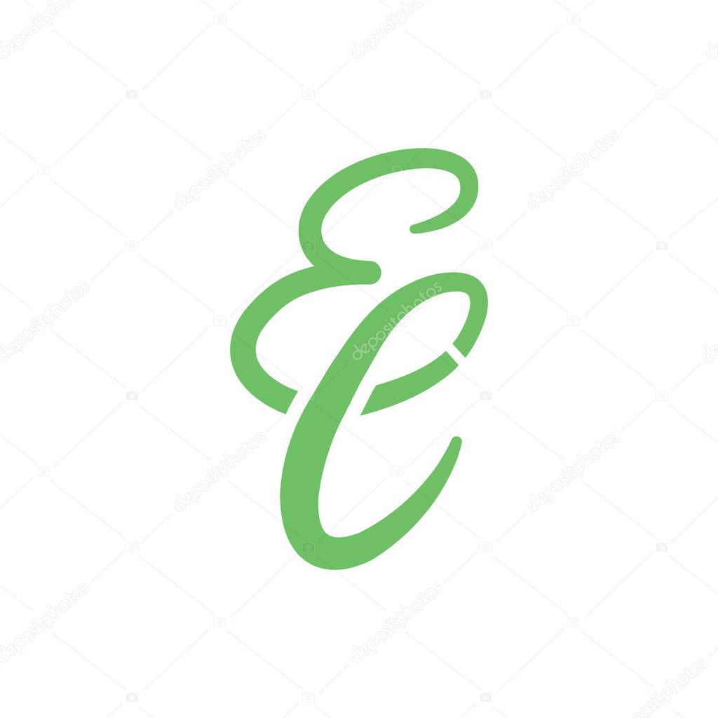 Ec and ce letter logo design.ec,ce initial based alphabet icon logo design