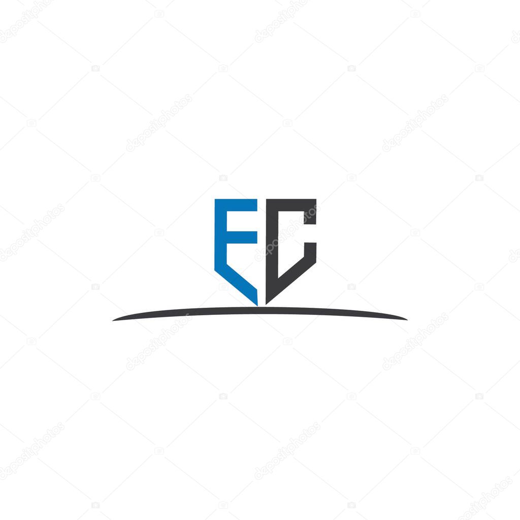 Ec and ce letter logo design.ec,ce initial based alphabet icon logo design
