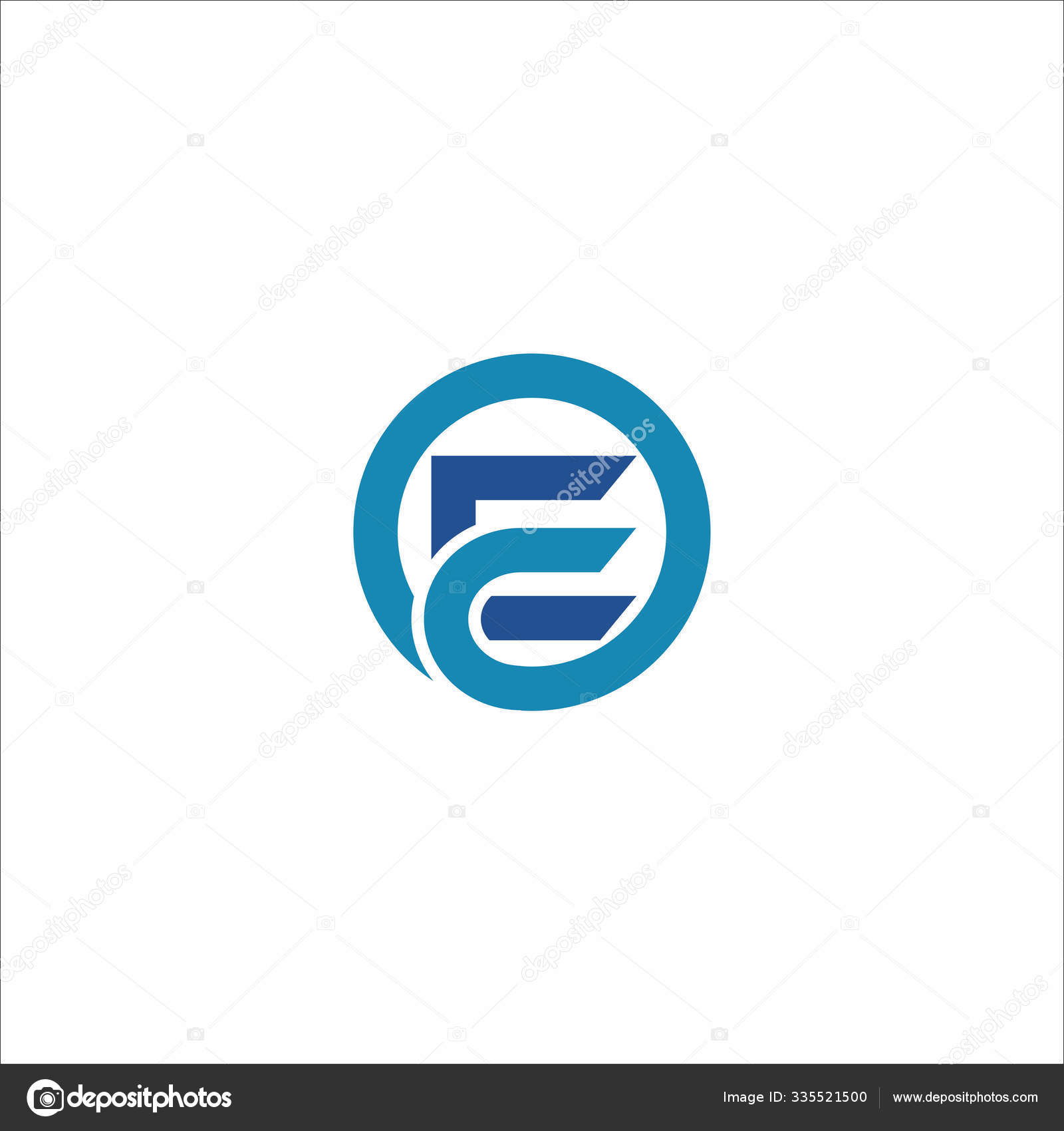 Initial Letter Ec Or Ce Logo Design Template Stock Vector Image By C Mrshamsjaman