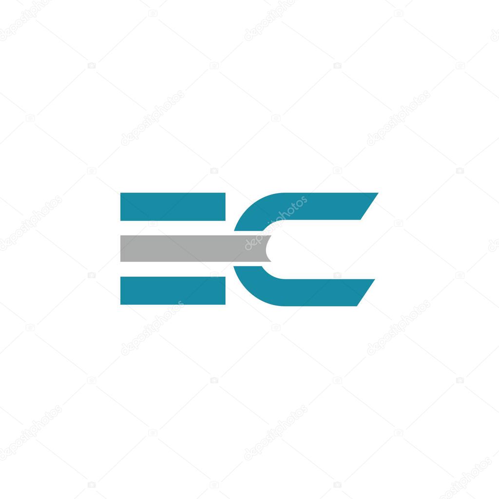 Ec and ce letter logo design.ec,ce initial based alphabet icon logo design