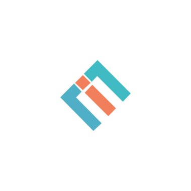 İlk harf ei veya ie logo tasarım şablonu