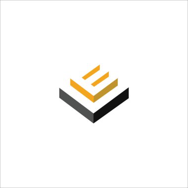 İlk harf el veya le logo tasarım şablonu