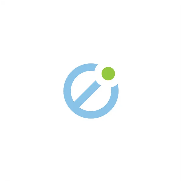 Początkowy wzór projektu litery ei lub logo — Wektor stockowy