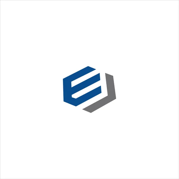 Wzór początkowej litery el lub le logo — Wektor stockowy