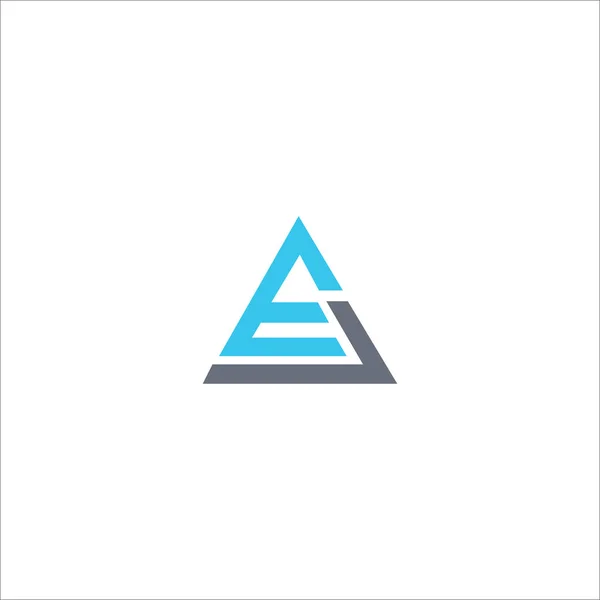 İlk harf el veya le logo tasarım şablonu — Stok Vektör