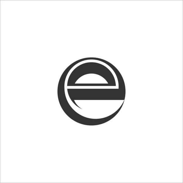 Beginletter eo of oe logo ontwerp template — Stockvector