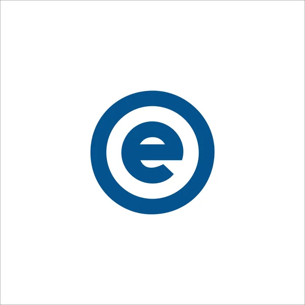 首字母eo或oe标志设计模板 — 图库矢量图片