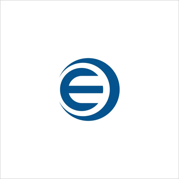 İlk harf eo veya oe logo tasarım şablonu — Stok Vektör