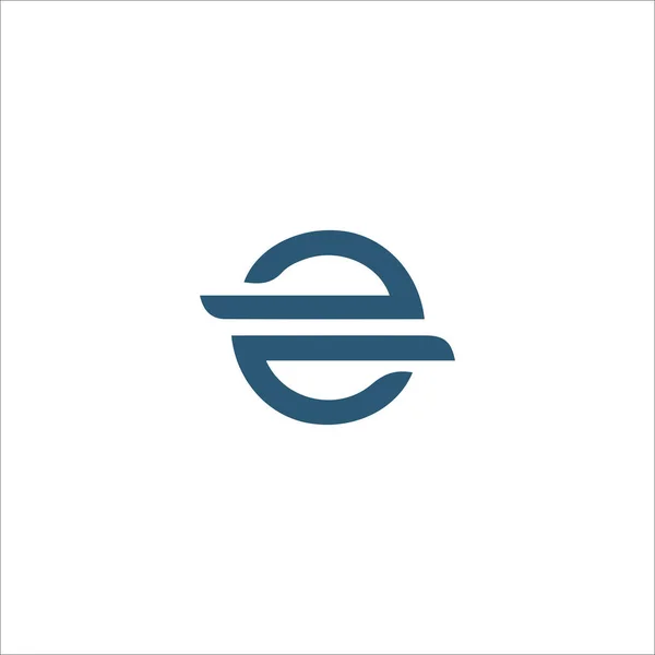 Lettera iniziale eo o oe logo modello di design — Vettoriale Stock