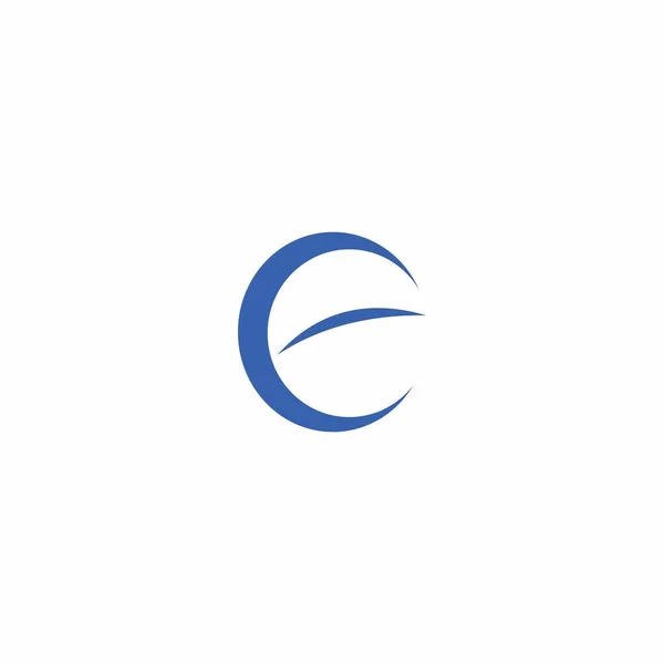 Harfli Logo Dizaynı Tabanlı Ilk Alfabe Simgesi Logo Tasarımı — Stok Vektör