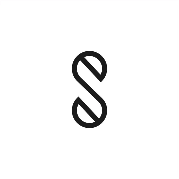 Anfangsbuchstaben es oder se Logo-Design-Vorlage — Stockvektor