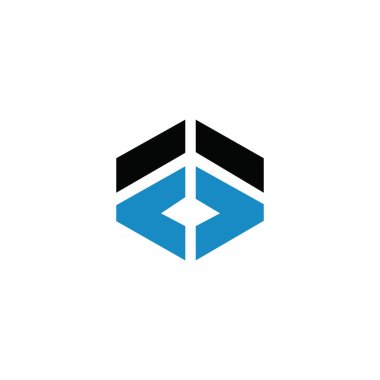 İlk harf ff logo vektör tasarım şablonu