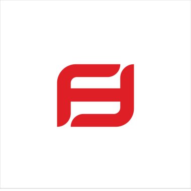 İlk harf ff logo vektör tasarım şablonu