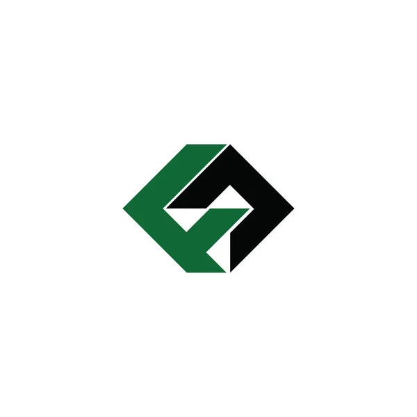 Initial letter fc or cf logo design template — 스톡 벡터