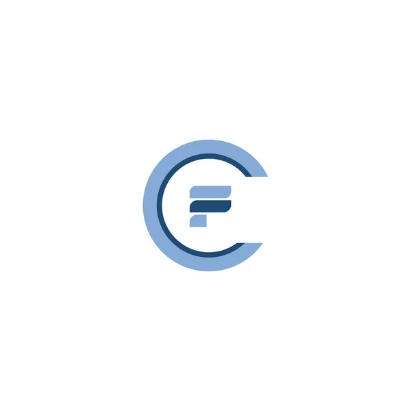 首字母fc或cf标志设计模板 — 图库矢量图片