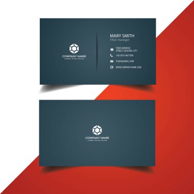 Kartvizit tasarım şablonu