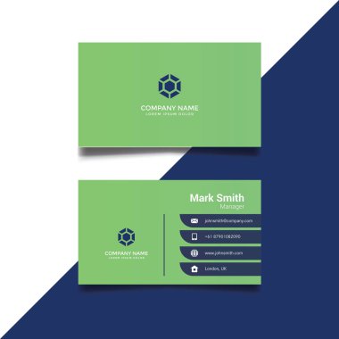 Kartvizit tasarım şablonu