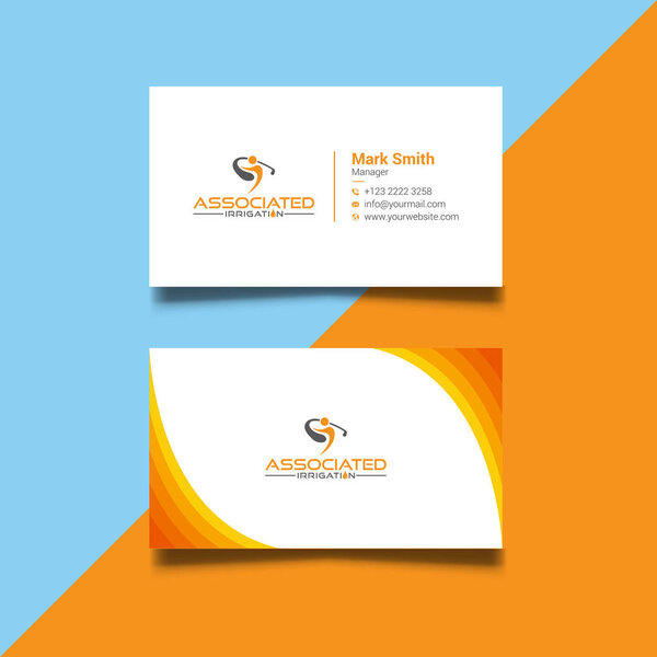 Business card design template